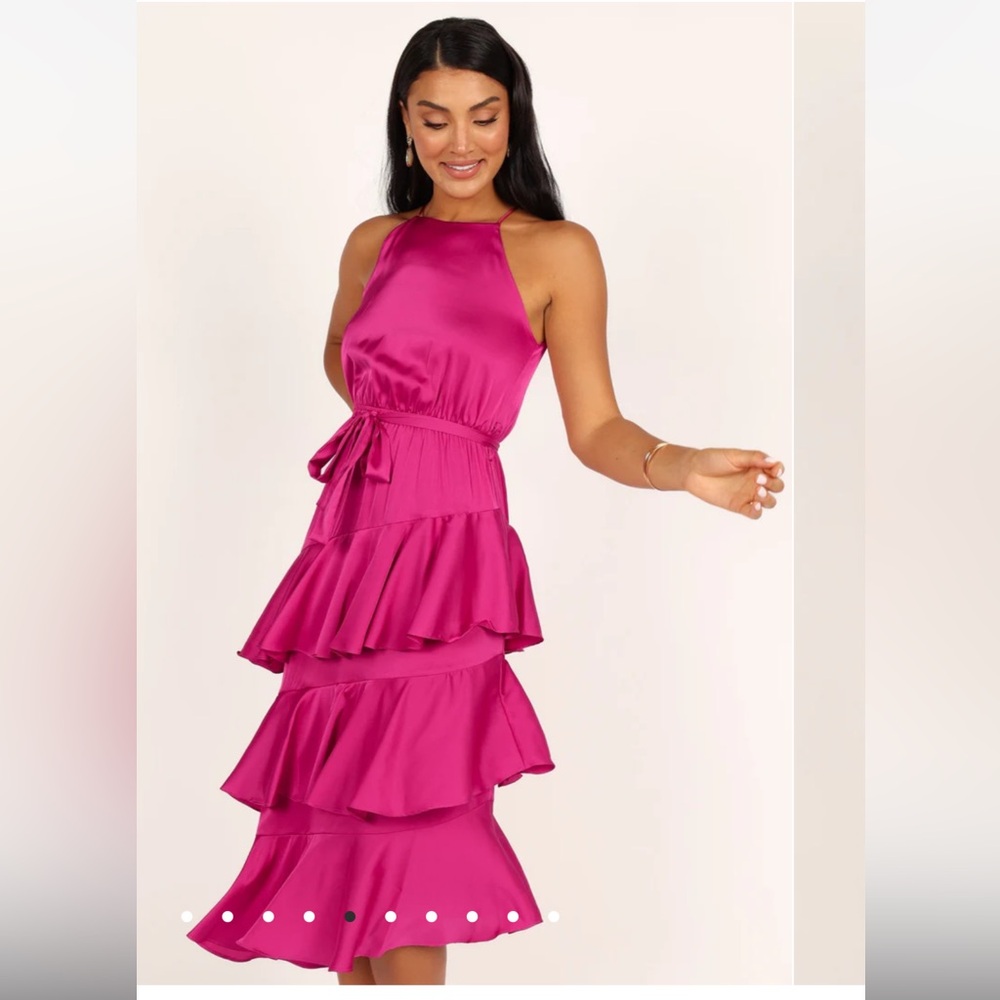 Petal & Pup Pink Midi Dress - Picture 3 of 9